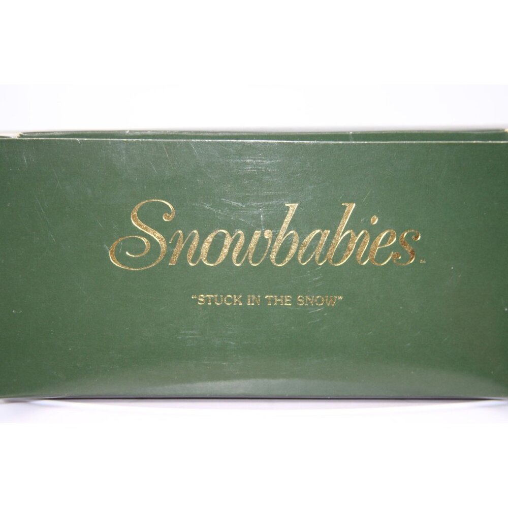 Dept 56 Snowbabies  -  Stuck in the Snow